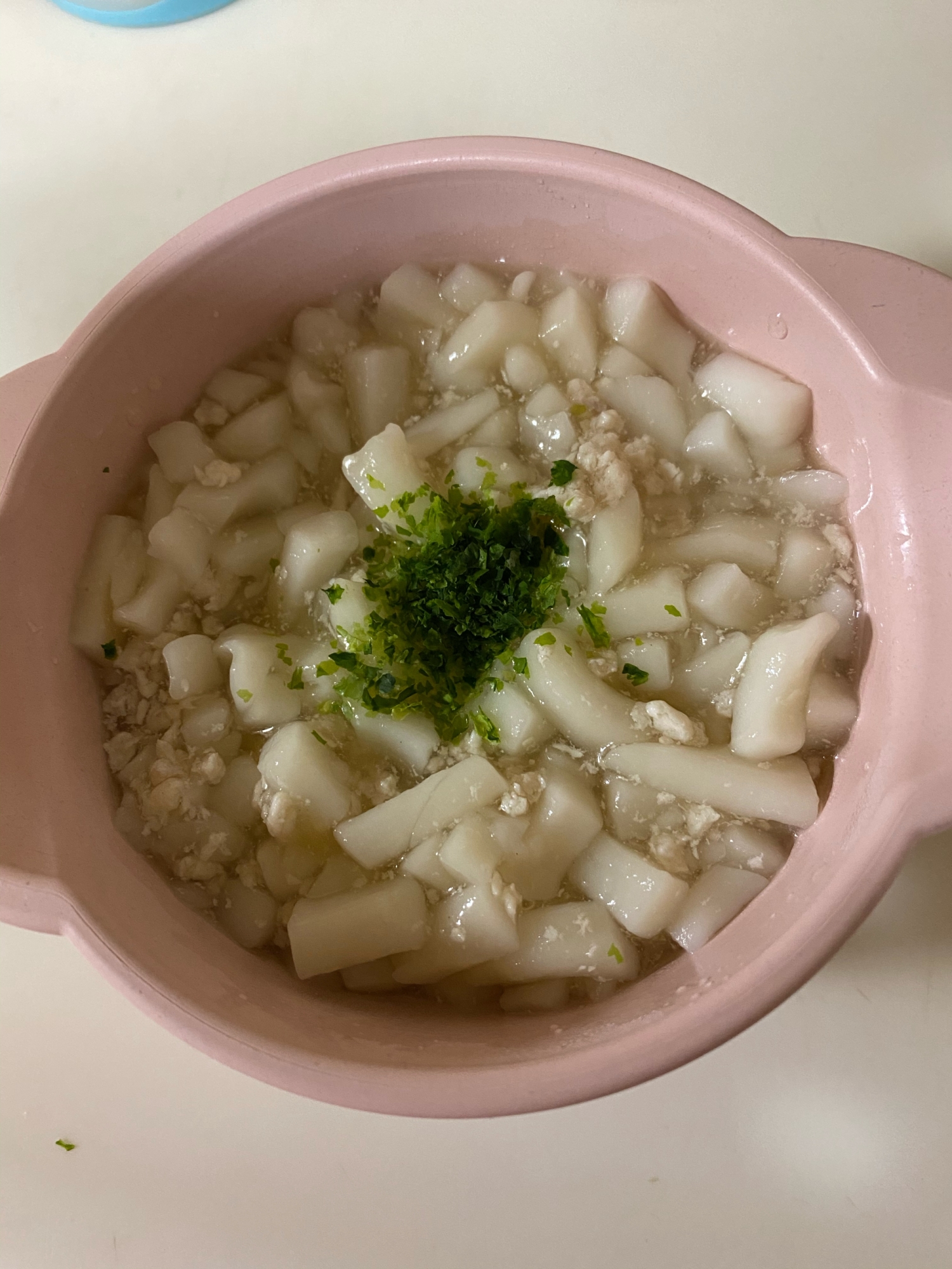 離乳食　鶏のりうどん