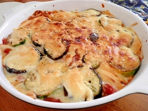 なすとズッキーニのグラタン レシピ 作り方 By Himawario 楽天レシピ