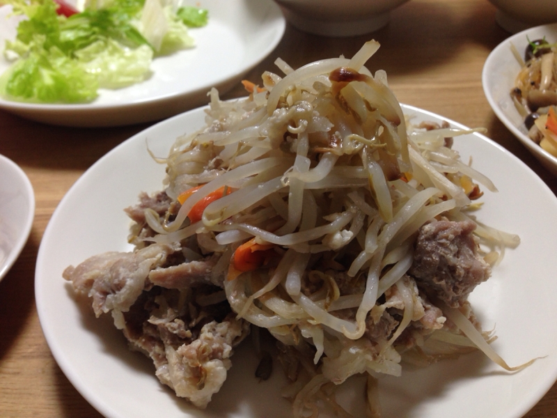 マイヤー電子レンジ圧力鍋で塩麹豚バラと蒸し野菜