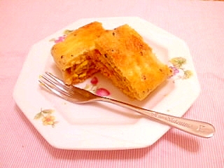 カボチャヨーグルトのサンドケーキ
