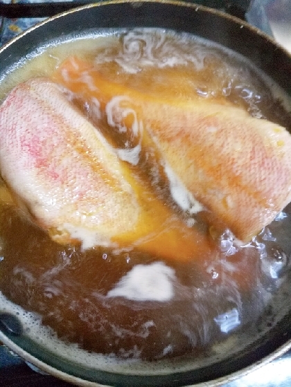鯛の煮物　白身魚の煮物