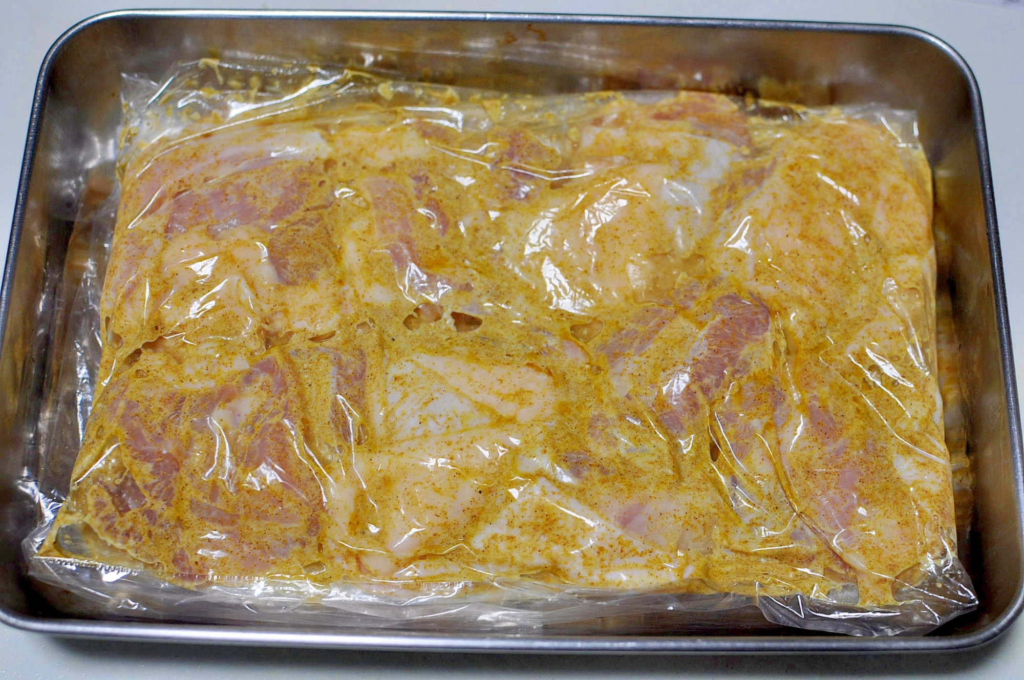 下味冷凍 鶏もも肉のタンドリー風 レシピ 作り方 By ねこすけ 楽天レシピ