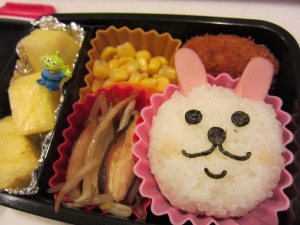 簡単うさちゃん弁当