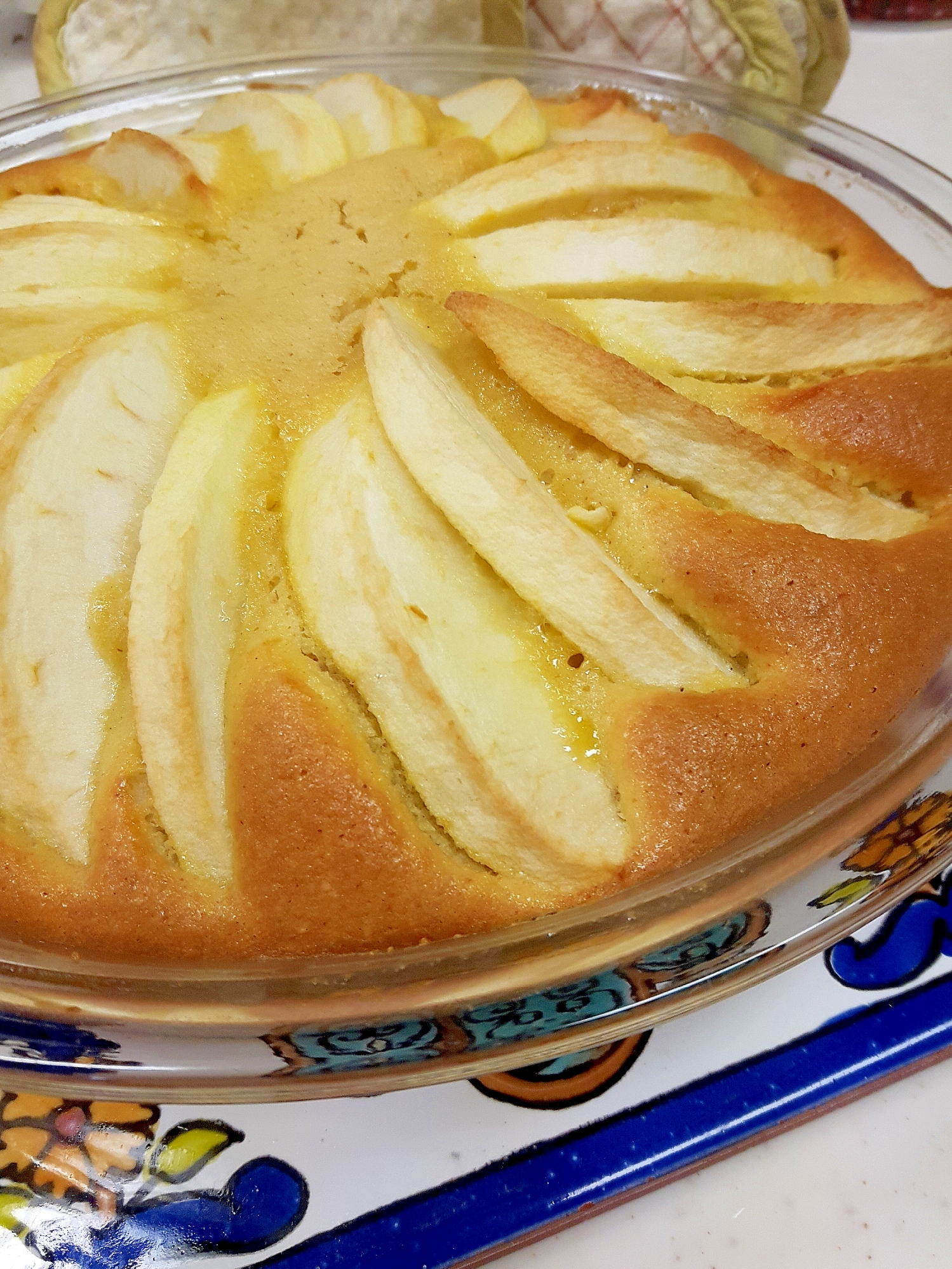 糖質制限中でも(^^;)簡単リンゴのクーヘン♪