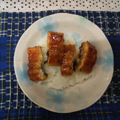 うなぎ丼♪うなぎ風魚のすり身丼♪