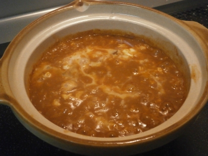 キムチ鍋のしめ雑炊