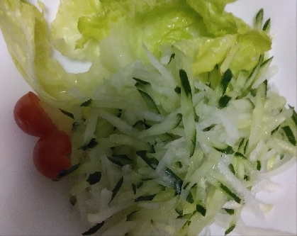 野菜たっぷり♡サラダ冷やし中華