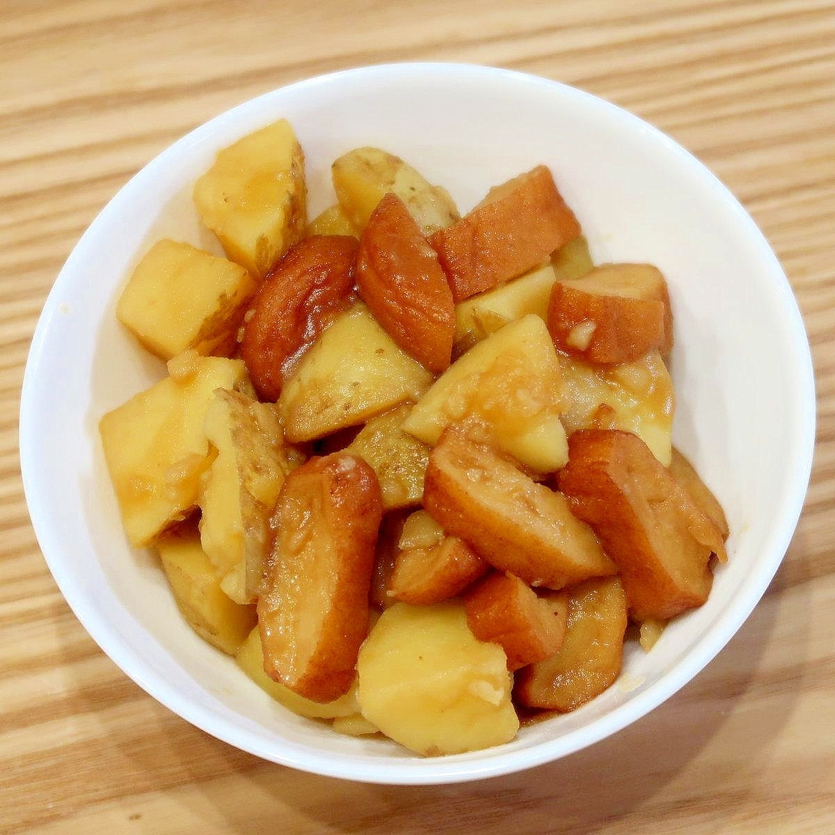 じゃがいもとさつま揚げの煮物☆お手軽に