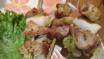 魚焼きグリルで簡単！焼き鳥ねぎま