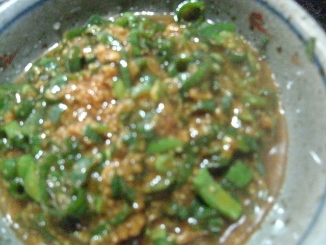 稗と醤油麹の中華ソース