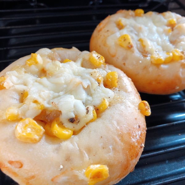 ホームベーカリー使用の簡単惣菜パン コーンパン レシピ 作り方 By Orange J 楽天レシピ