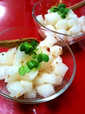 コロコロ 角切り大根のナムル 簡単 レシピ 作り方 By エリーsky 楽天レシピ