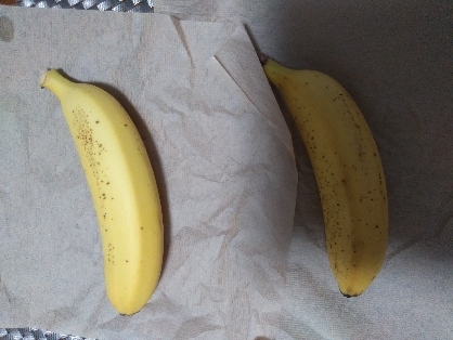 バナナもすぐ黒く
なってしまうので新鮮
長持ちレシピ助かります♪
新聞回収に出したので
キッチンペーパーで(*^^*)
包んで袋に入れます♥️