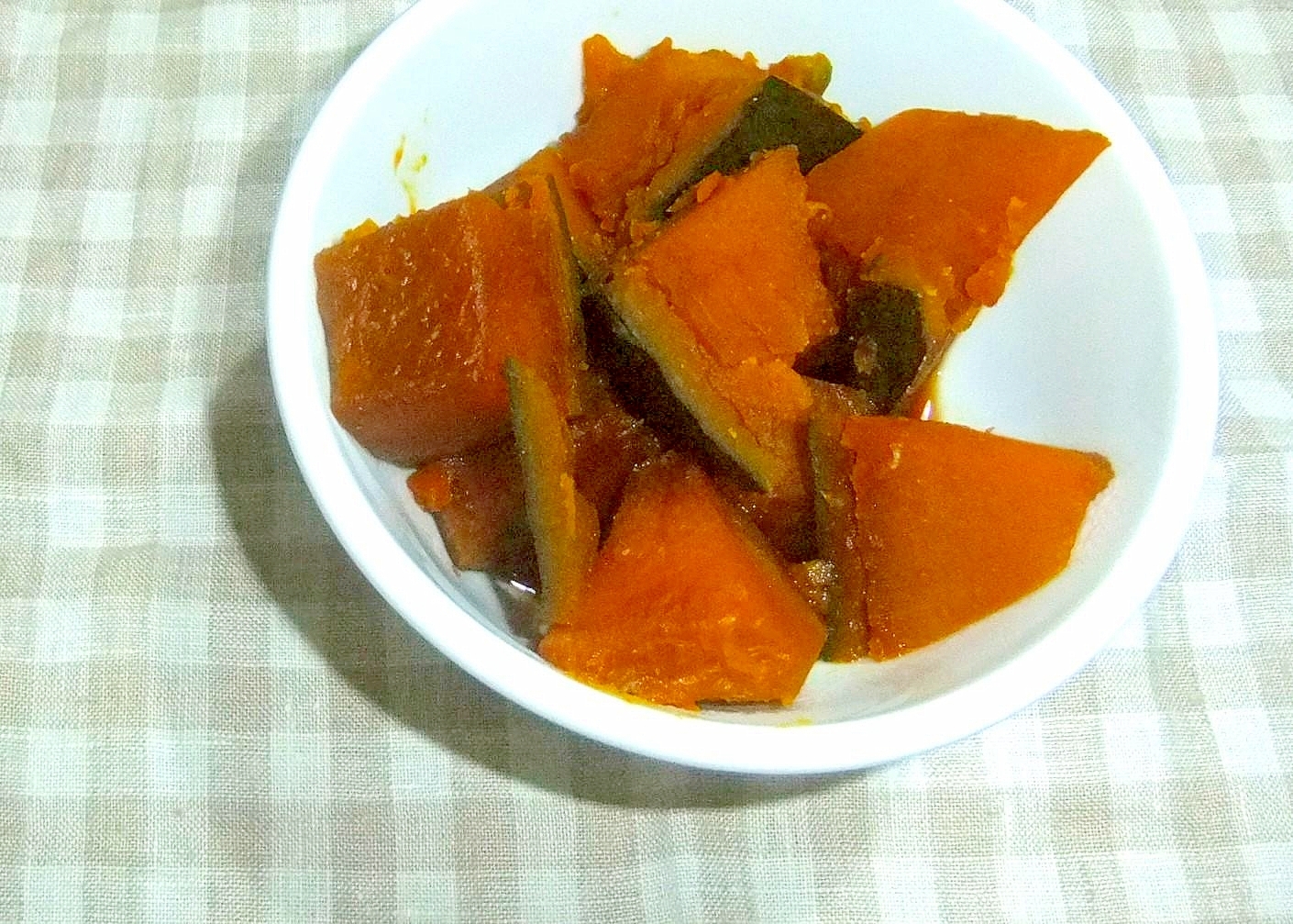 シナモン入り甘いカボチャ煮