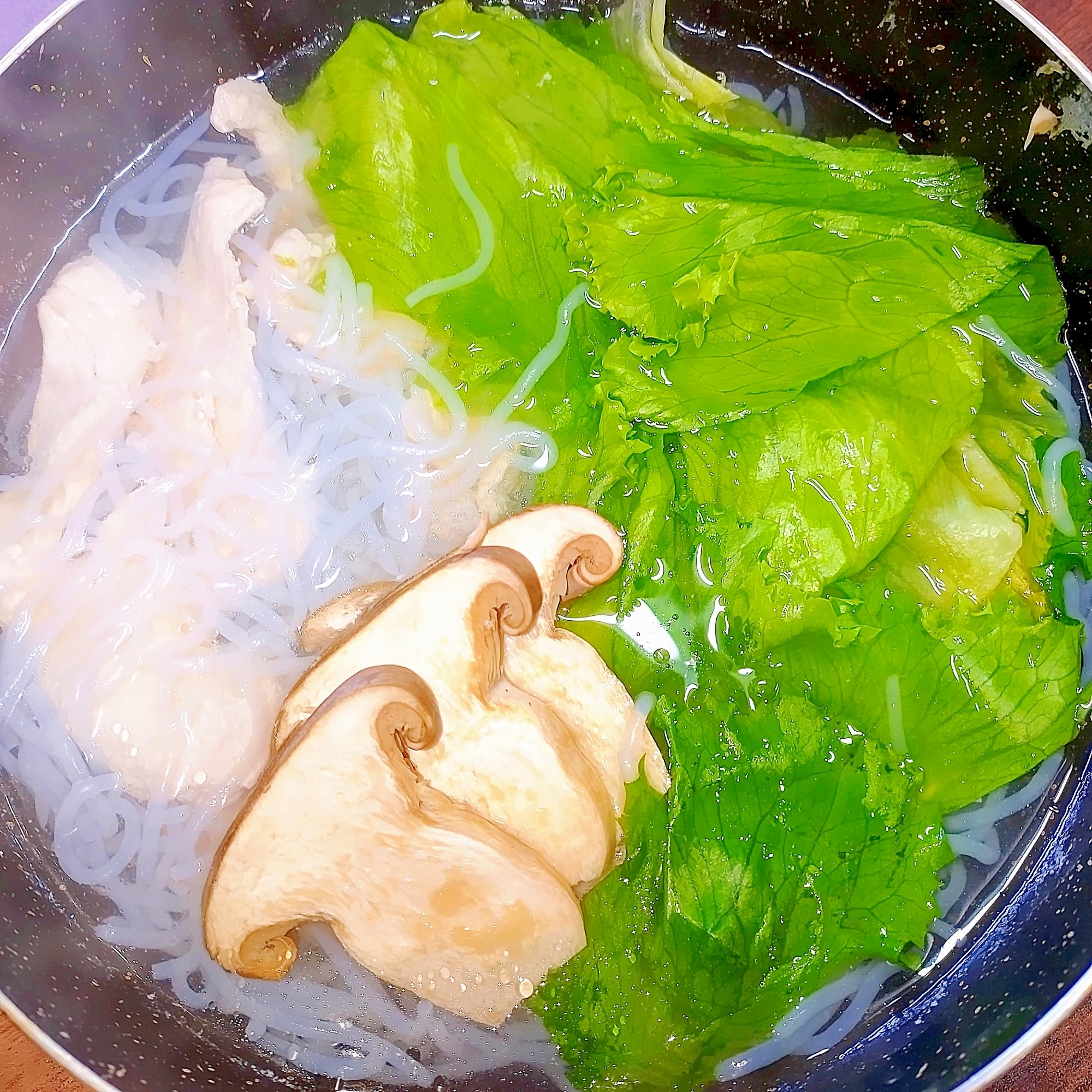 レタス☆鶏胸肉鍋