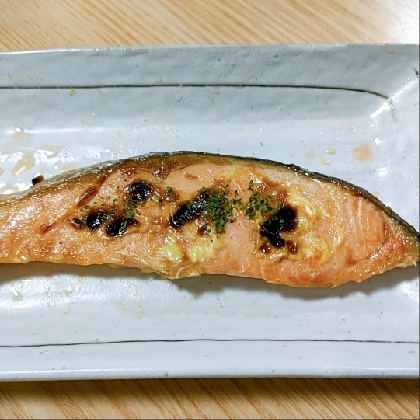 トースターで簡単☆鮭の味噌マヨ焼き