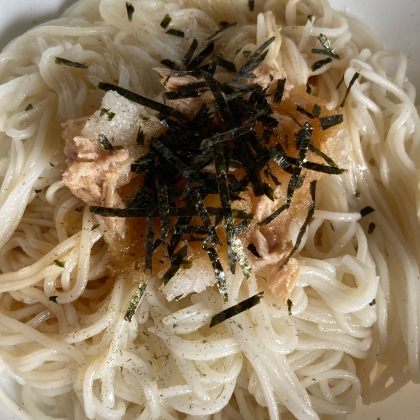 夏はさっぱり♪ツナおろしそうめん