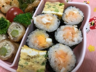 たらこマヨの細巻寿司