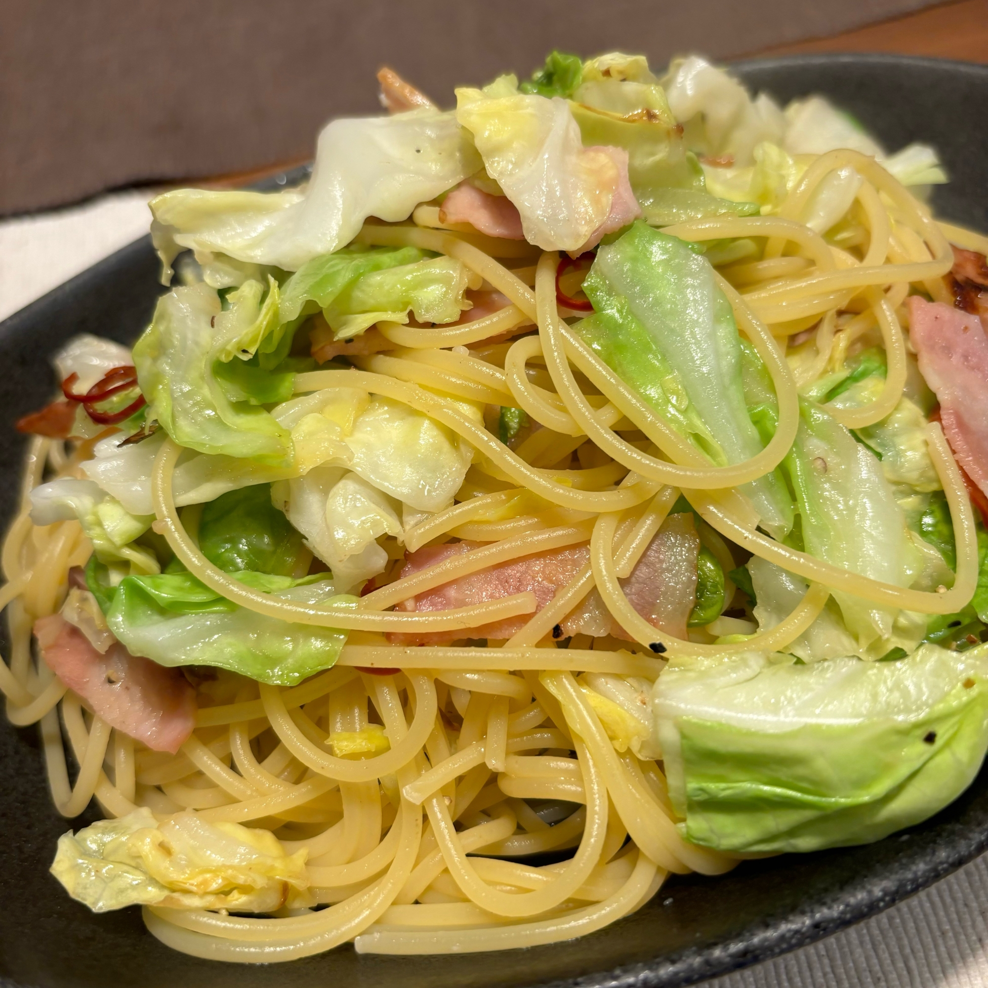 春キャベツパスタ