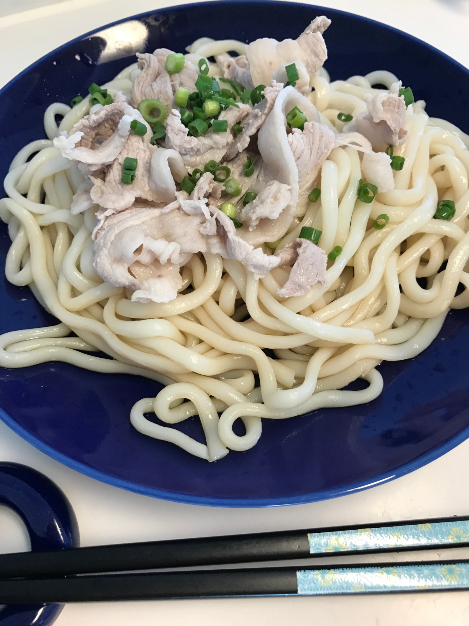 冷やし豚しゃぶ　うどん