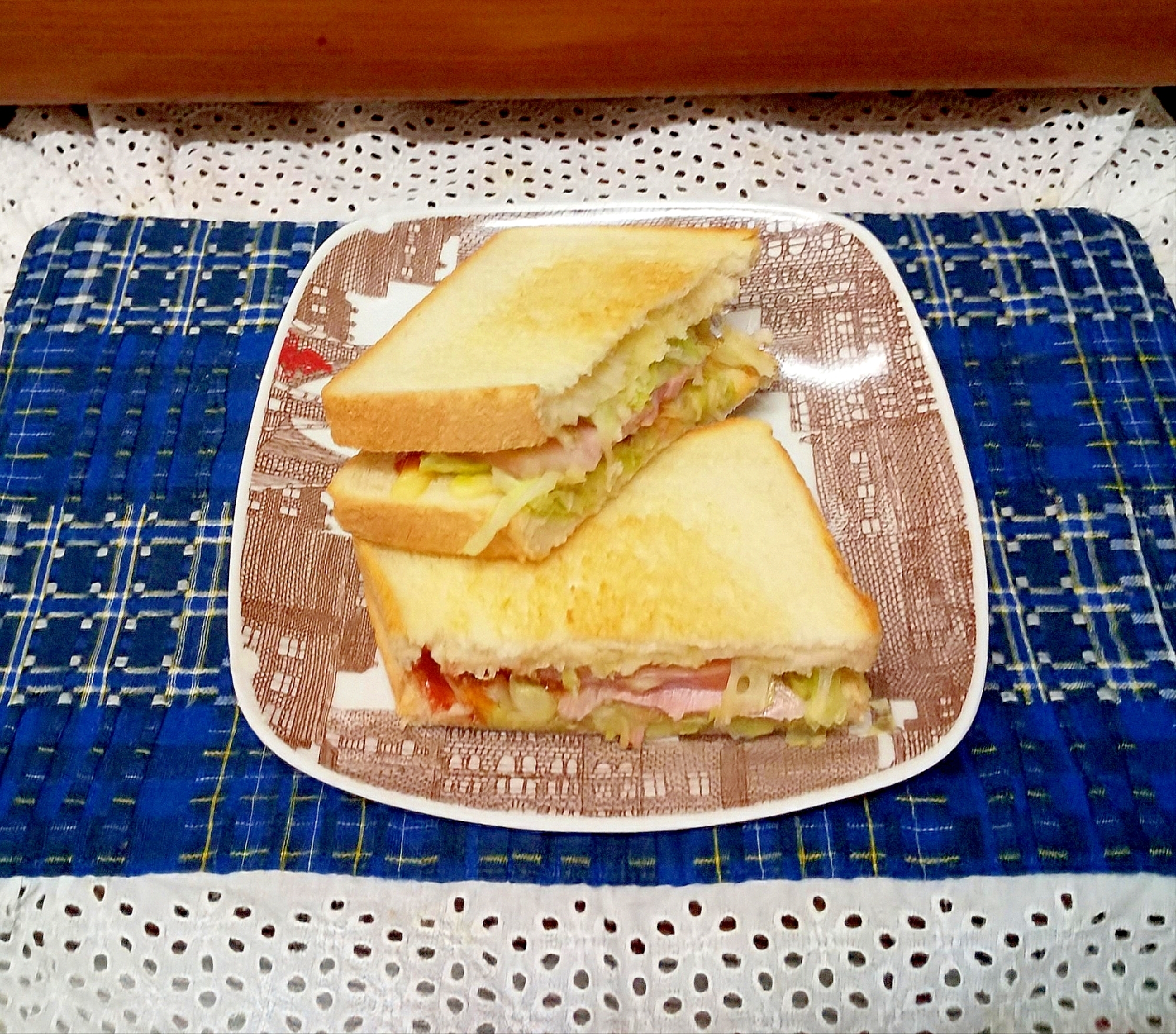 ハムトーストサンド