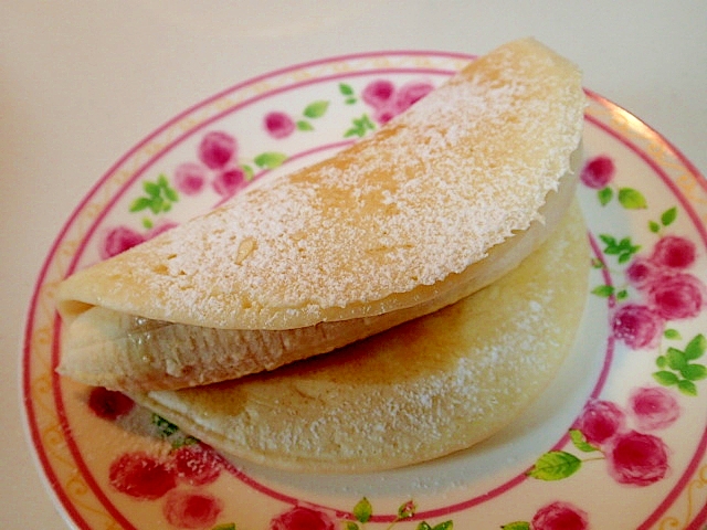 マヨ入りhkで バナナサンドホットケーキ レシピ 作り方 By ぷ みぃまま 楽天レシピ マヨ入りhkで バナナサンドホットケーキ レシピ 作り方 By ぷ みぃまま 楽天レシピ