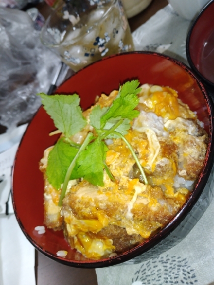 簡単!!だしの素でカツ丼だし✿