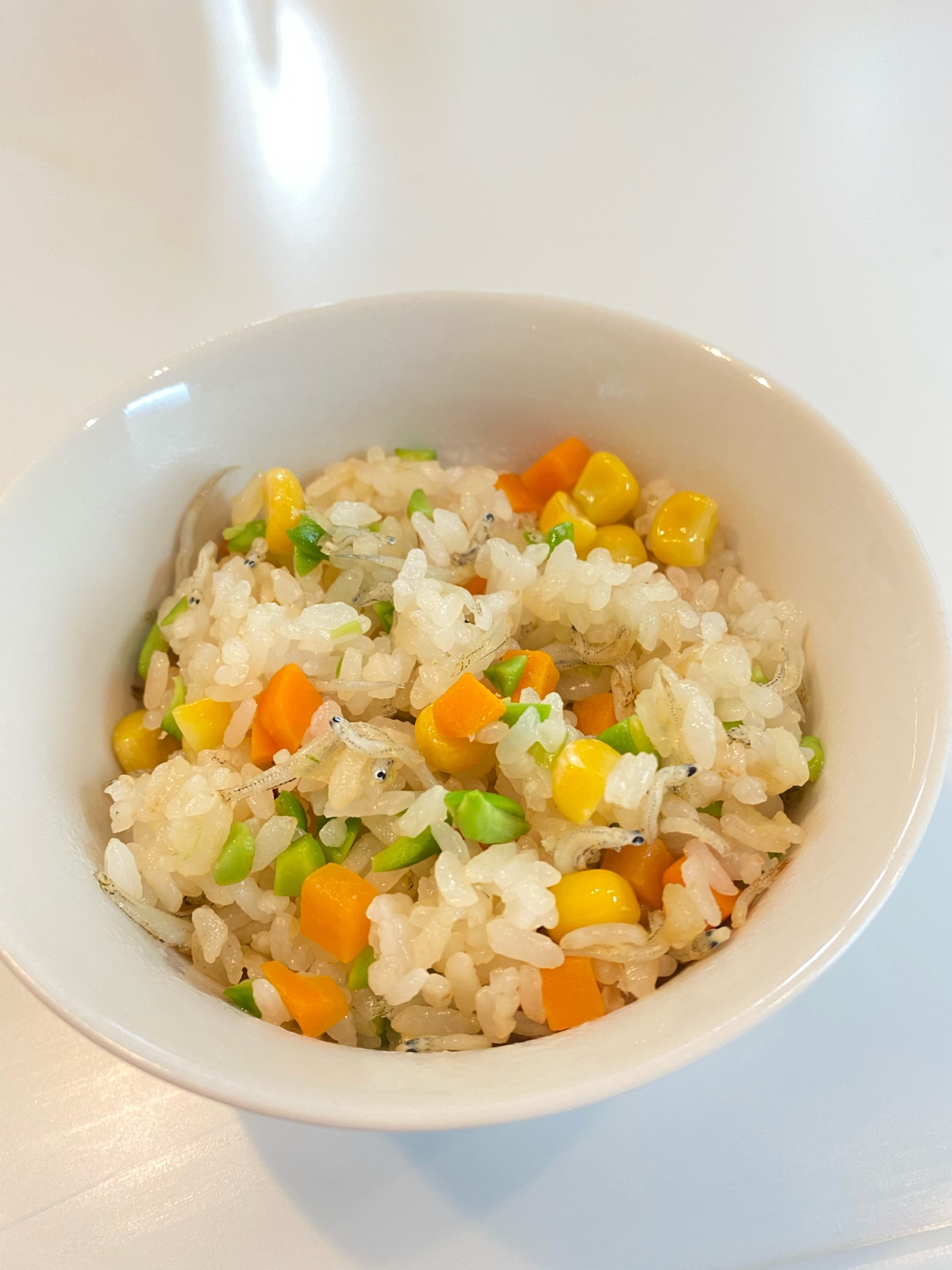 幼児食☆しらすチャーハン