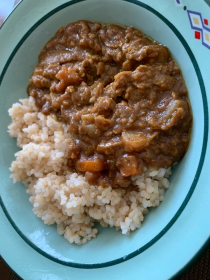 時短メニュー☆挽き肉カレー