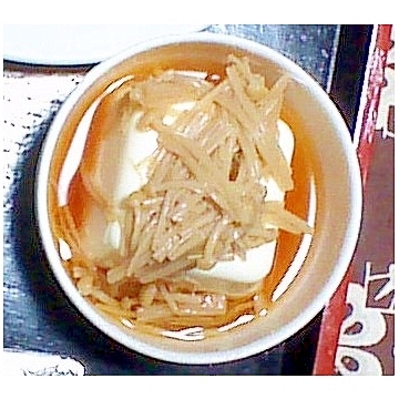冷奴（コチュジャンなめ茸）