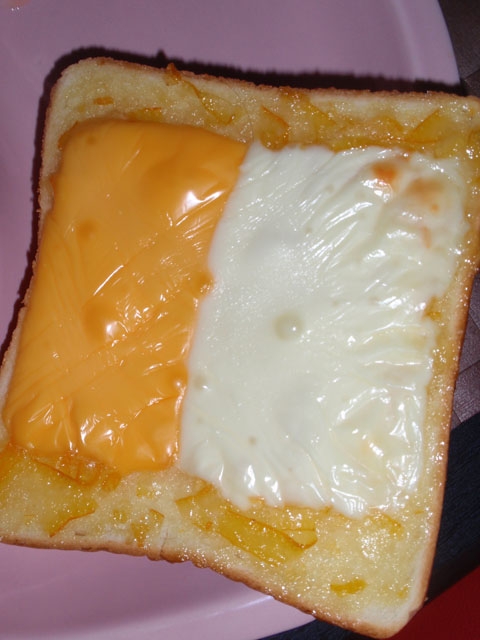 オレンジチーズトースト