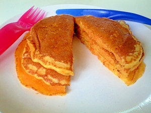 有名パンケーキ店のレシピで作る にんじんパンケーキ レシピ 作り方 By Azusara Hayama 楽天レシピ