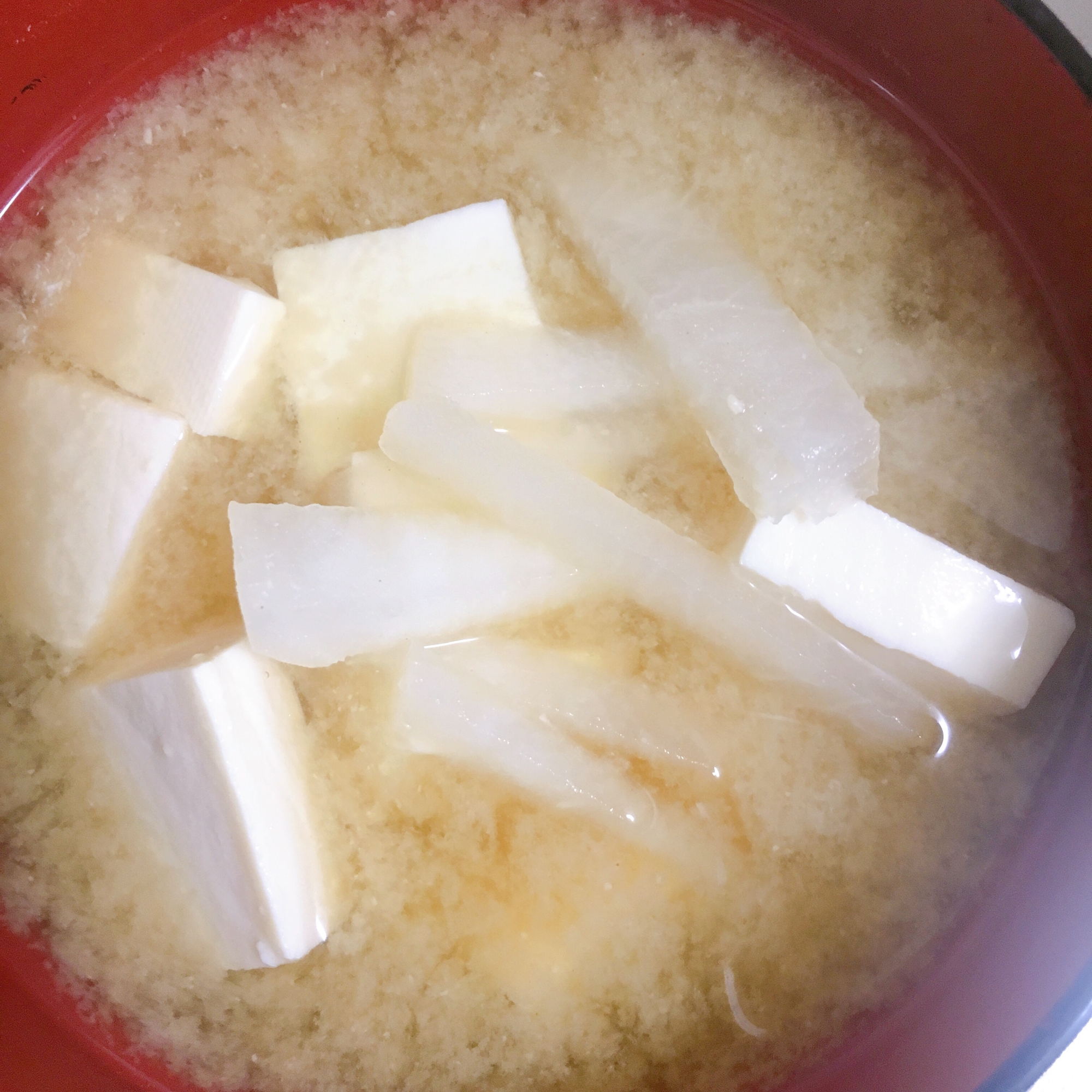 大根と豆腐のお味噌汁