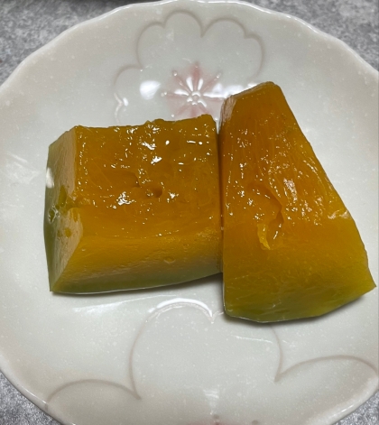 千歳飴で！かぼちゃの煮物