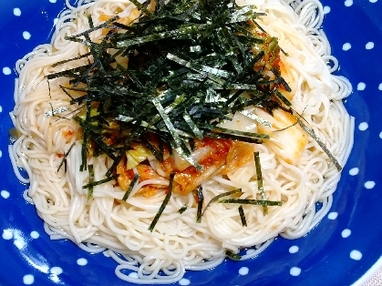 簡単☆豚キムチそうめん