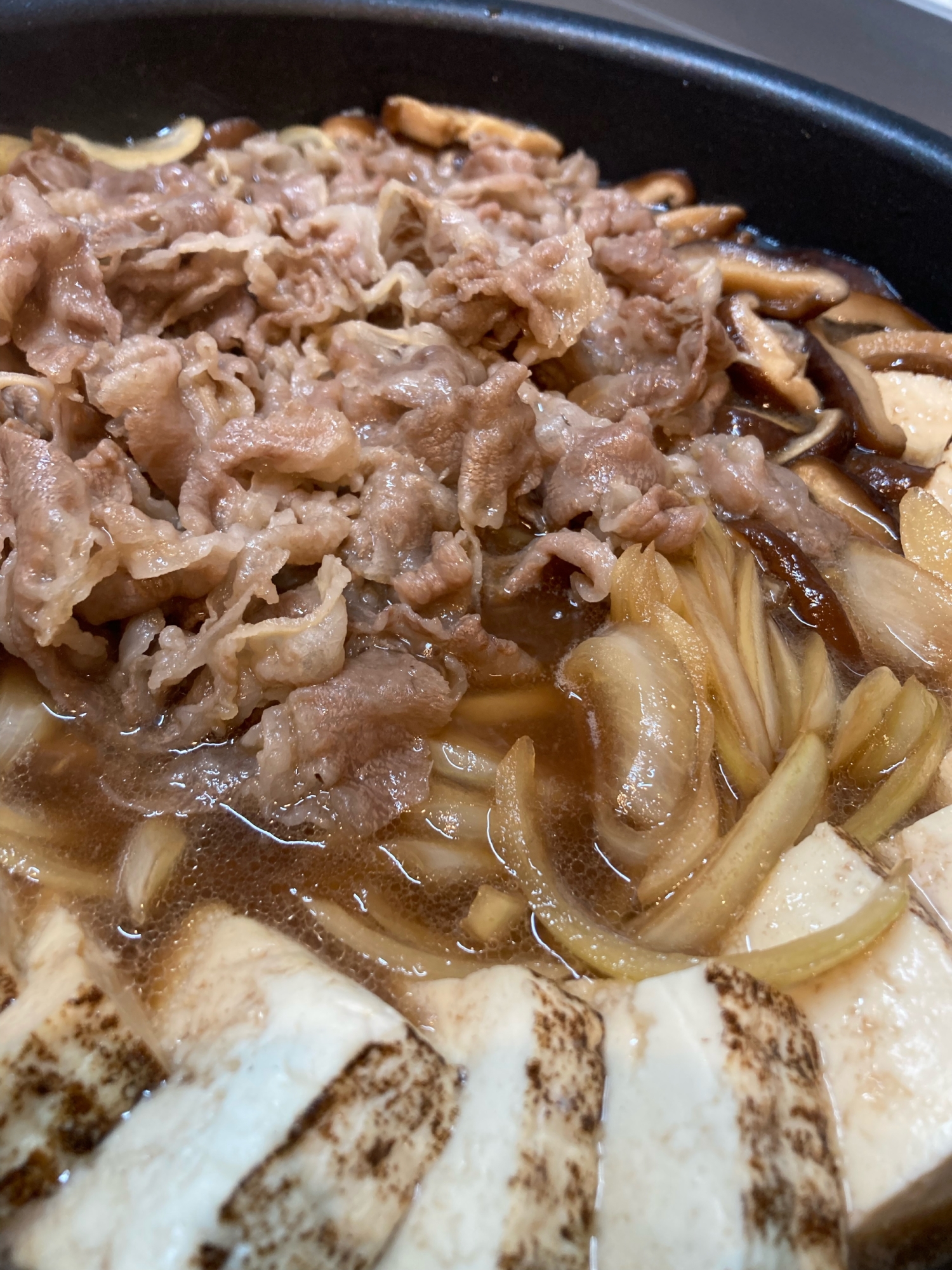 玉ねぎもおいしいよ!すき焼き