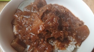 どて丼にしていただきました♪
ごちそうさまでした！
