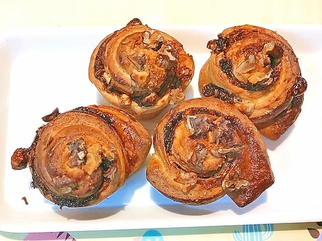 チョコレート&ナッツ★ブリオッシュパン♪