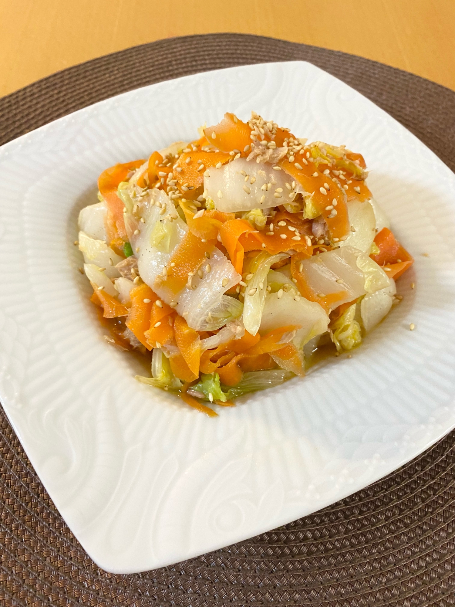 計量不要！我が家の白菜大量消費サラダ★