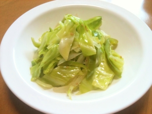 野菜炒め、塩だれ味