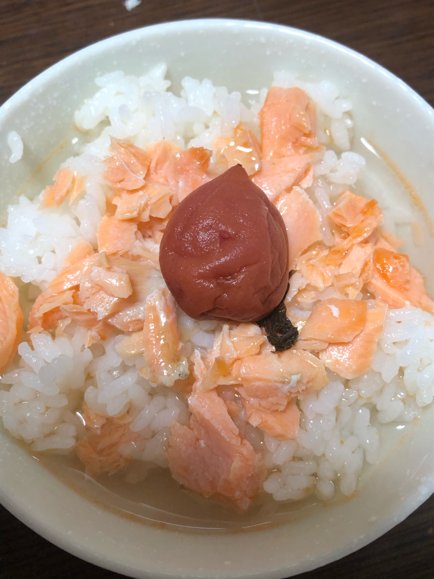 梅鮭茶漬け