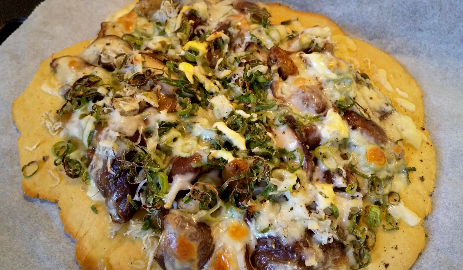 低糖質 旬のきのこたっぷりおからパウダーピザ レシピ 作り方 By 低糖質マニアayako 楽天レシピ