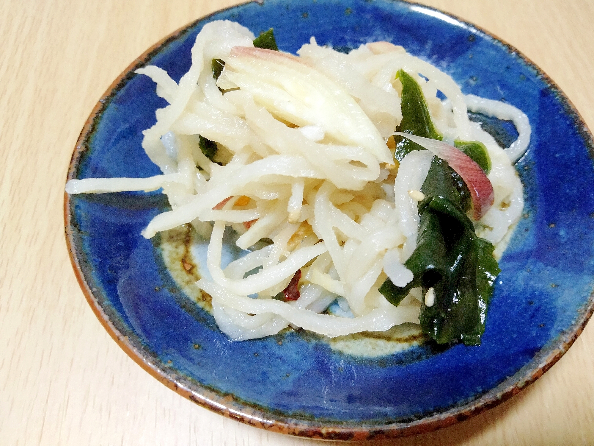 夏にさっぱり【切り干し大根の酢の物】みょうが和え