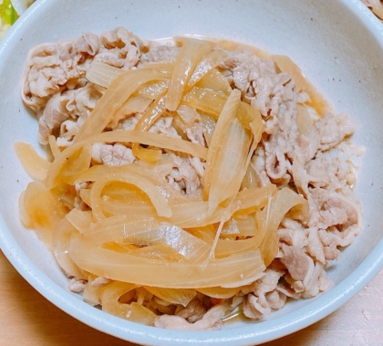 白だしで作る時短牛丼