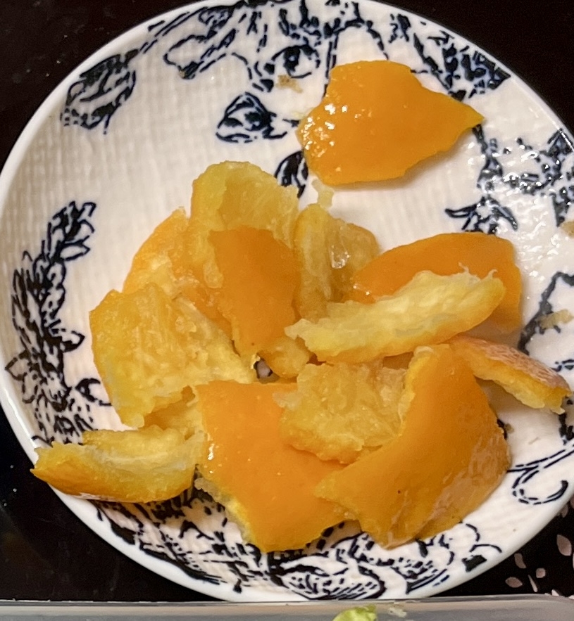 お手軽！ミカンの皮でマーマレード