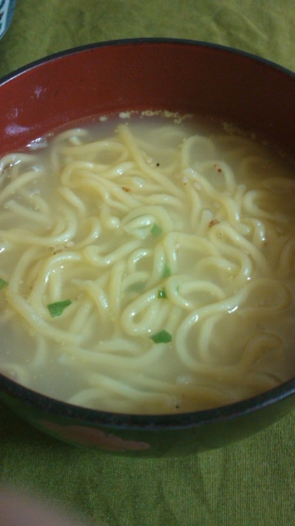 塩ラーメン、大好きなのでおいしかったです(^^♪ごちそうさまでした。