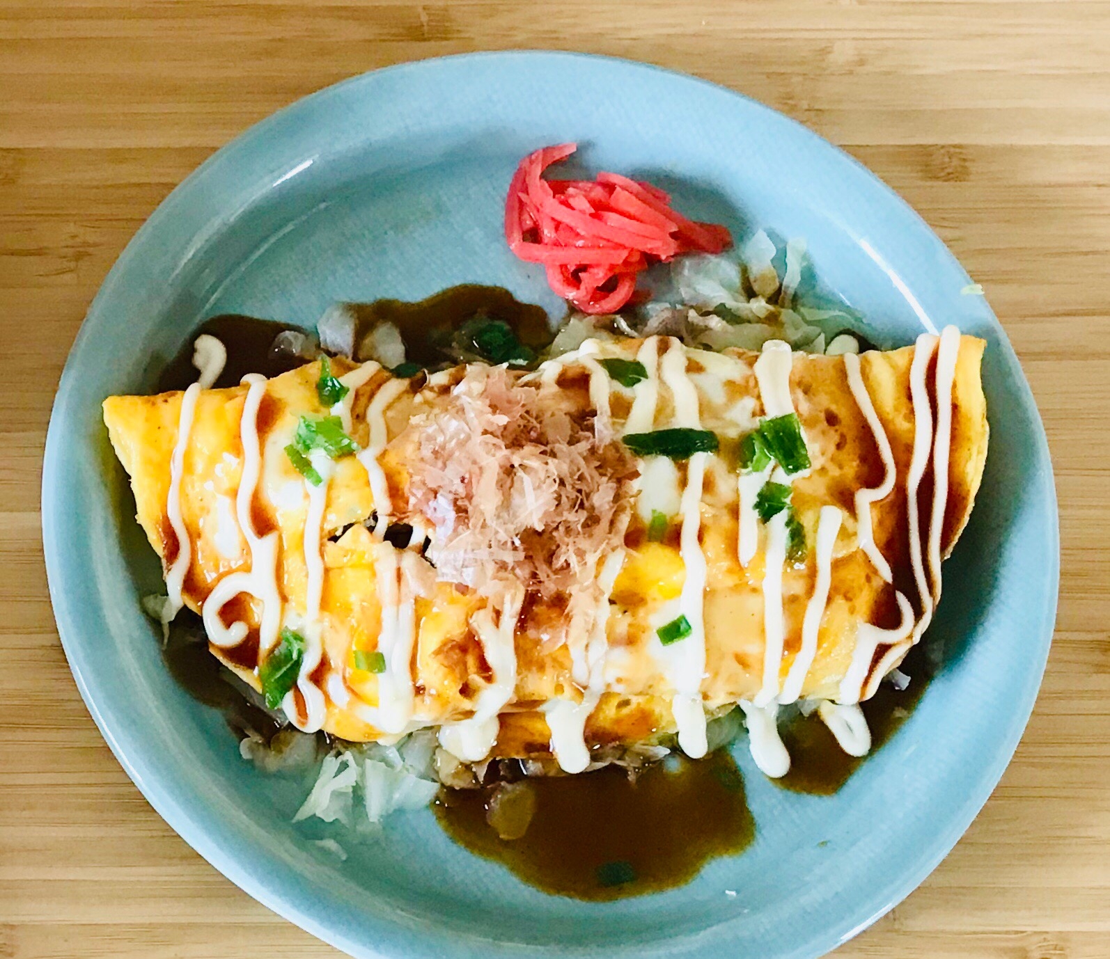 居酒屋風！豚肉・もやし・ゴーヤのとんぺい焼き