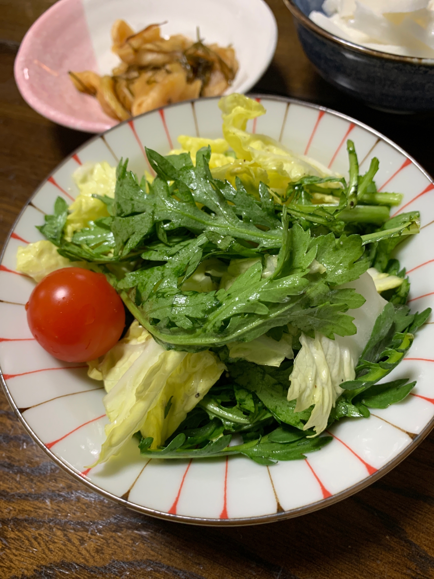 白菜と春菊のうまうまサラダ