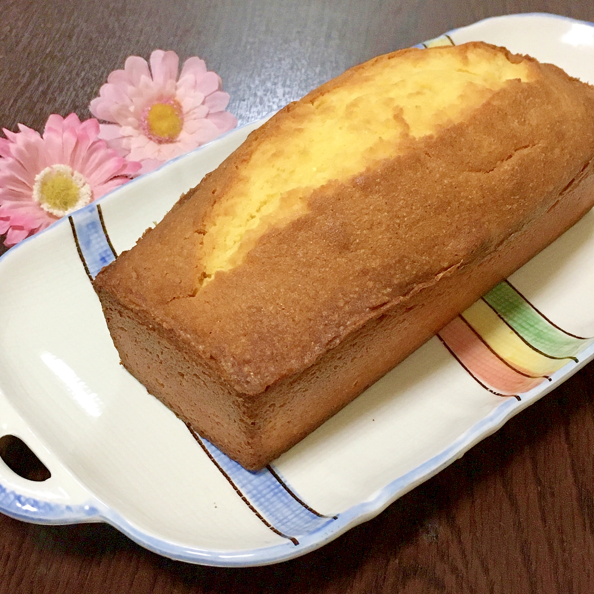 ケーキマーガリンでok 基本のパウンドケーキ レシピ 作り方 By Tekonani 楽天レシピ
