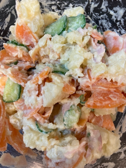 ハムときゅうりのポテトサラダ